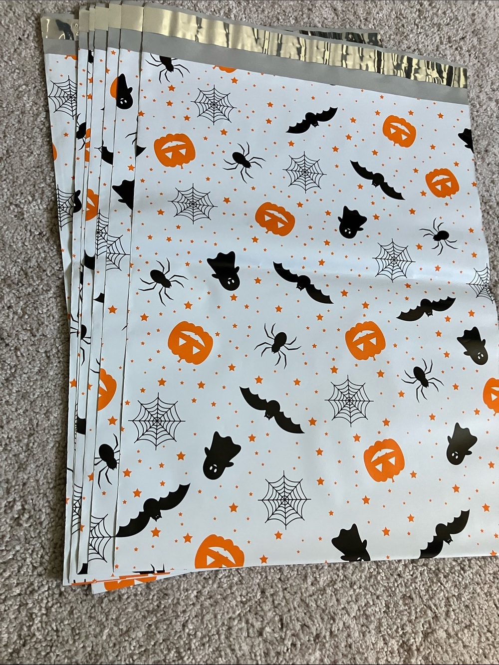 Halloween Polymailers 12 x 15.5 Pack of 10 NWT
